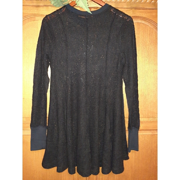 Free People Black Lace Tunic - Picture 8 of 16